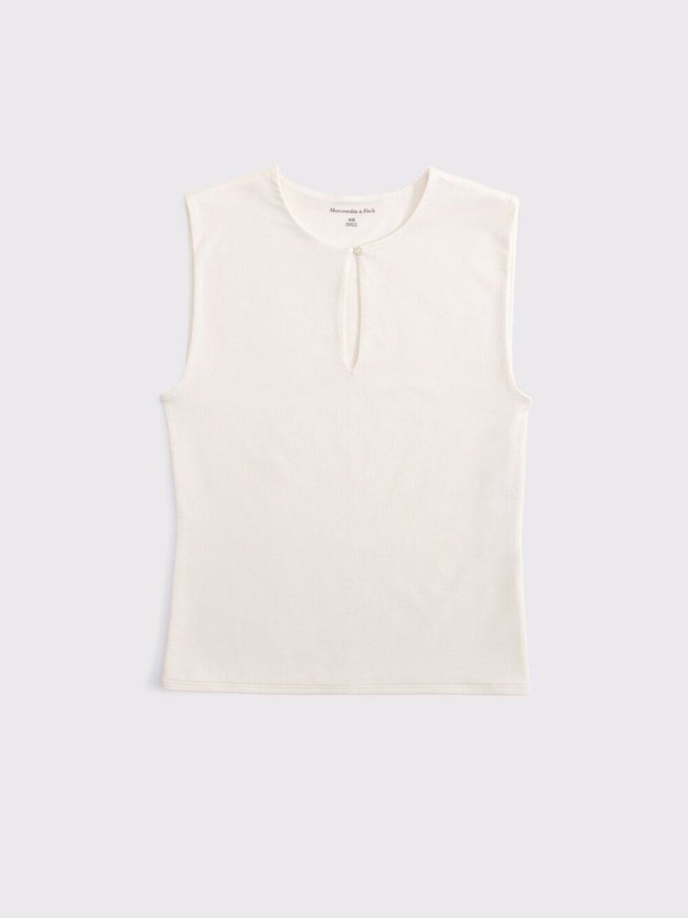 Abercrombie Keyhole Tank Cream S